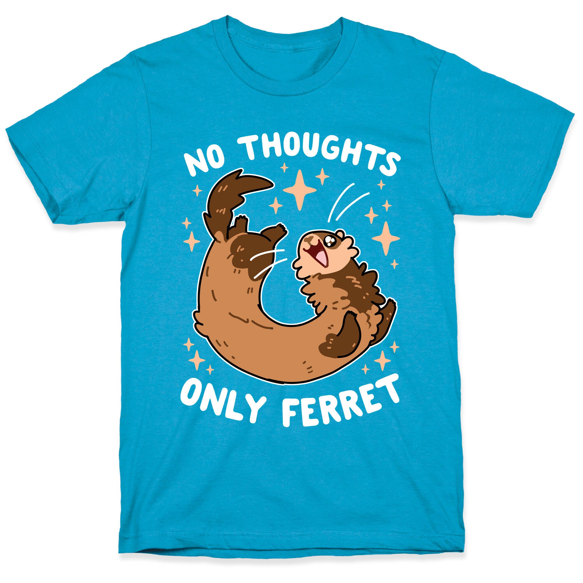 No Thoughts Only Ferret Unisex Triblend Tee